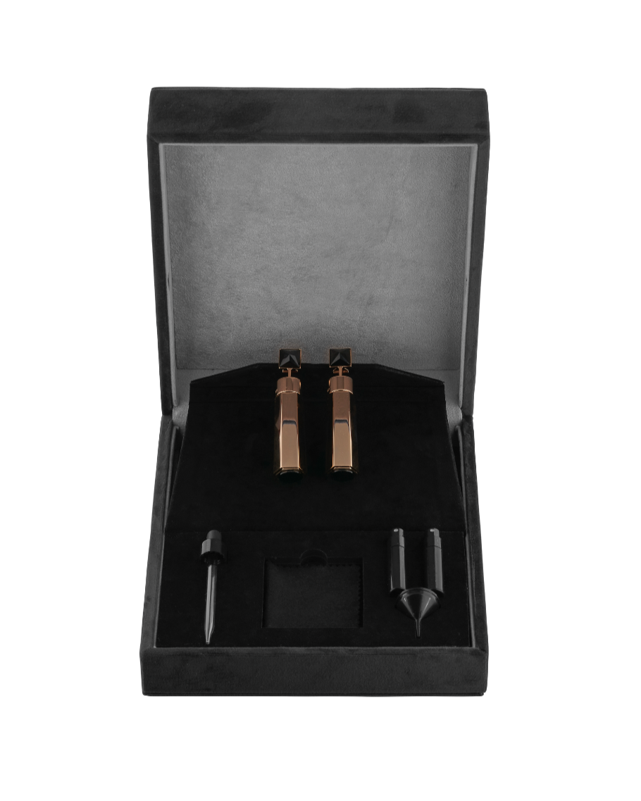 MDR CO-ORDS Perfume Earrings - Shiny Rose Gold