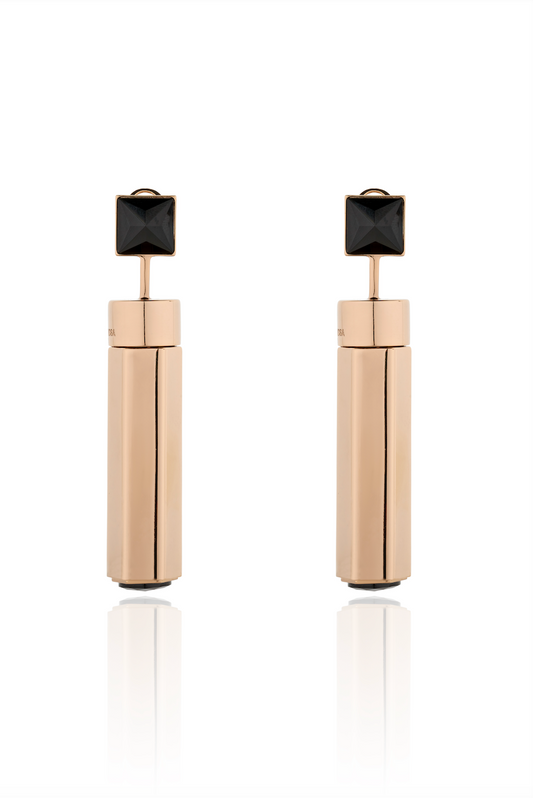 MDR CO-ORDS Perfume Earrings - Shiny Rose Gold