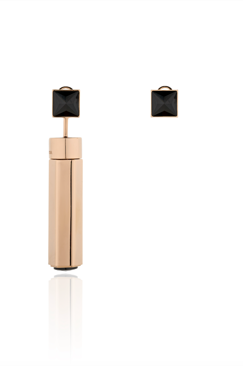 MDR POST Perfume Earrings - Shiny Rose Gold