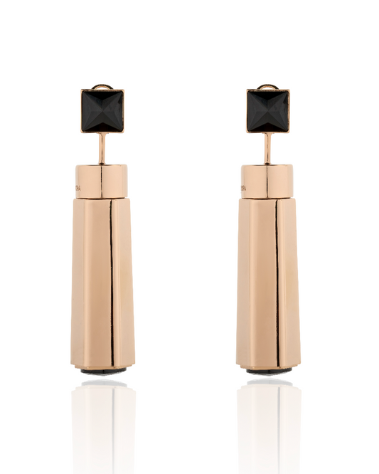 MDR CO-ORDS Perfume Earrings - Shiny Rose Gold
