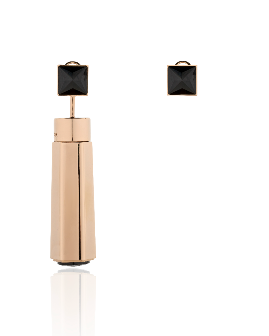 MDR POST Perfume Earrings - Shiny Rose Gold